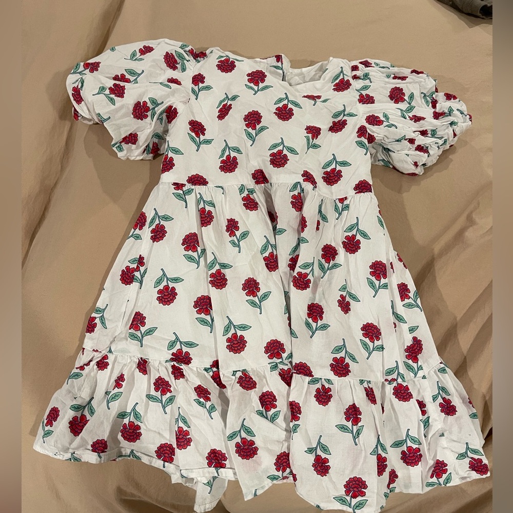 Janie and Jack Red Floral Dress